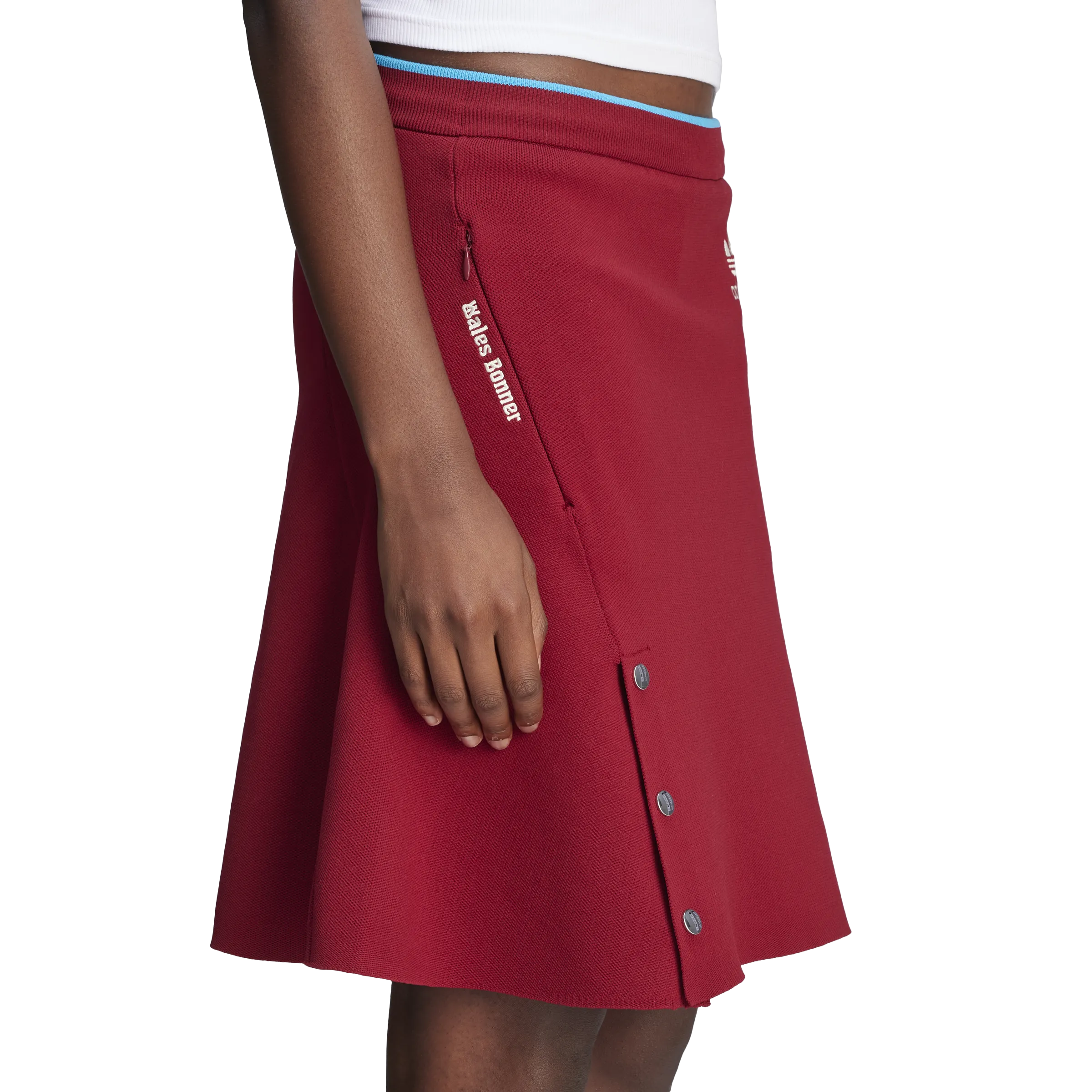   Wales Bonner Skirt 'Collegiate Burgundy'