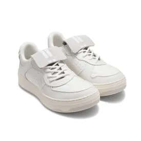 White Thick Sole Skateboard Shoes