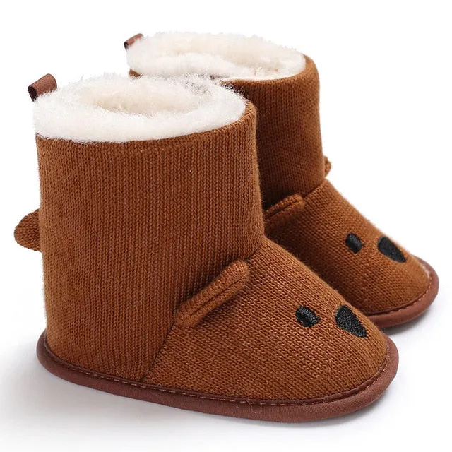 Winter Bear Baby Boots