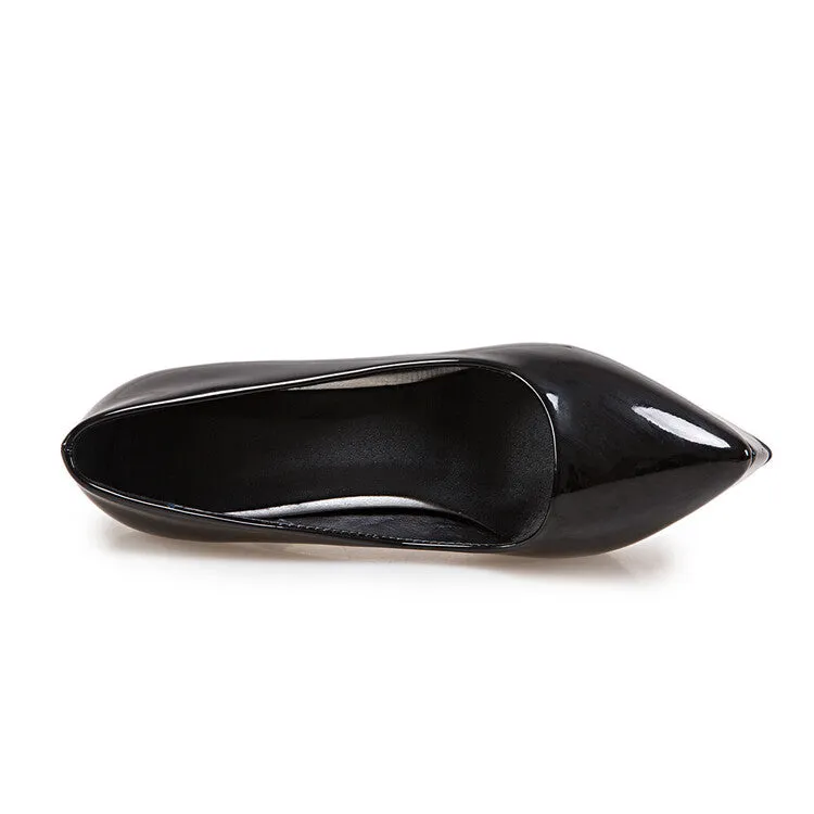Women's Pointed Toe Stiletto Heel Platform Pumps