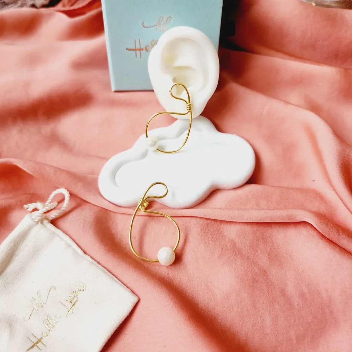 Zinhle Pearl Earrings